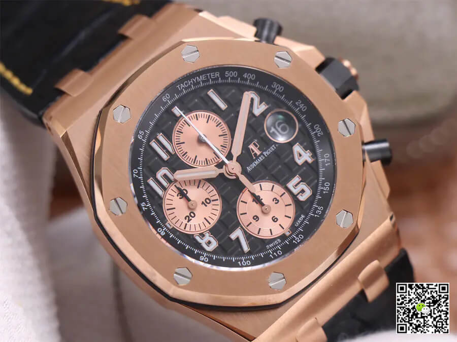 Best Replica Replica Audemars Piguet Royal Oak Offshore 26470OR 1:1 Best Edition JF Factory Black Dial - Colareps