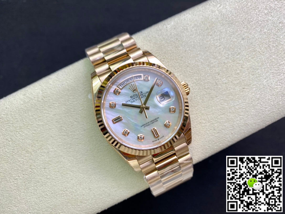 Best Replica Replica Rolex Day Date M128235-0029 1:1 Best Edition EW Factory Rose Gold - Colareps