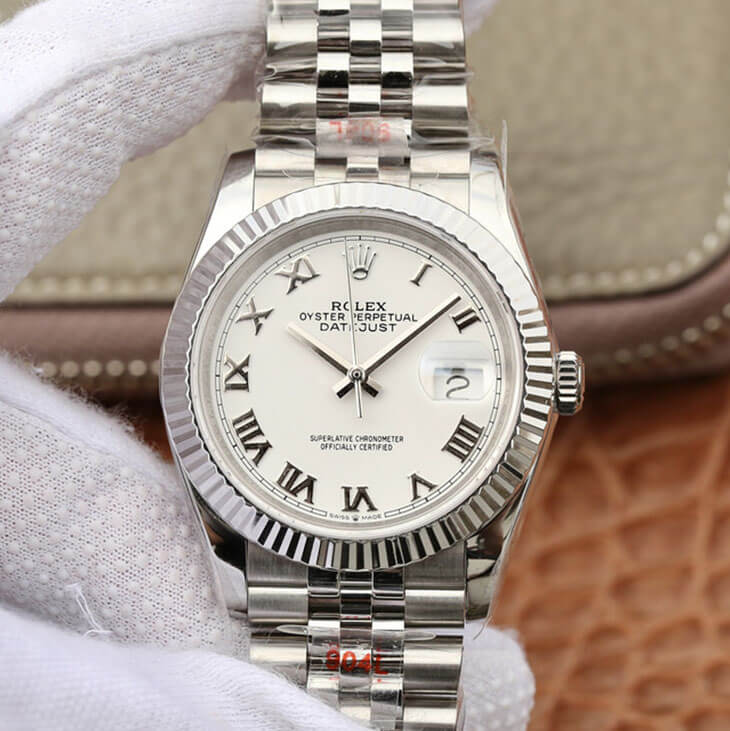 Best Replica Replica Rolex Datejust M126234-0025 1:1 Best Edition GM Factory White Dial - Colareps