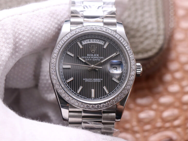 Best Replica Replica Rolex Day Date M228349RBR-0008 1:1 Best Edition EW Factory Grey Dial - Colareps