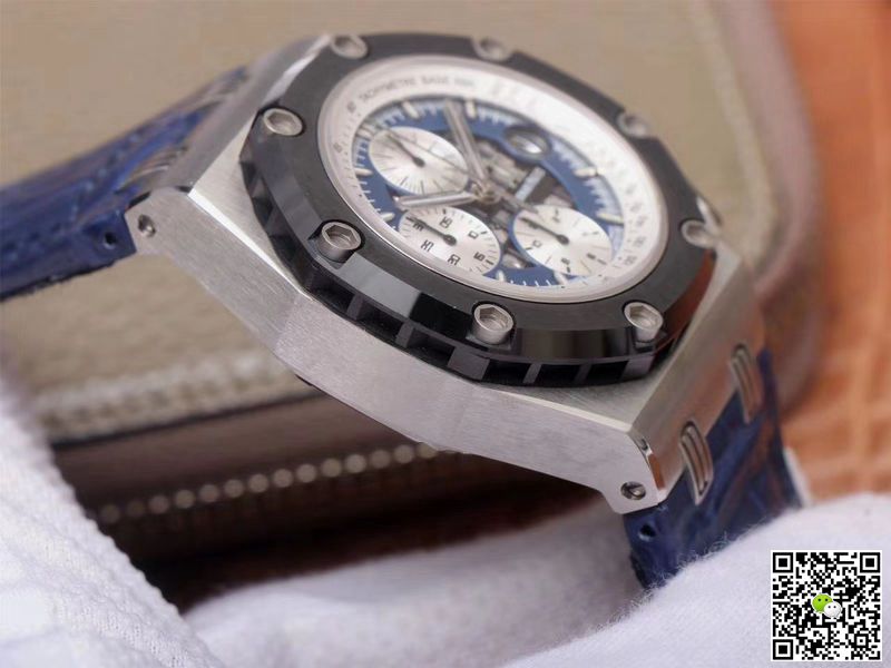 Best Replica Replica Audemars Piguet Royal Oak Offshore 26078PO.OO.D018CR.01 1:1 Best Edition JF Factory Blue Dial Swiss ETA3126 - Colareps