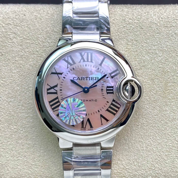 Best Replica Replica Ballon Bleu De Cartier 33MM 1:1 Best Edition AF Factory Mother-of-pearl Dial - Colareps