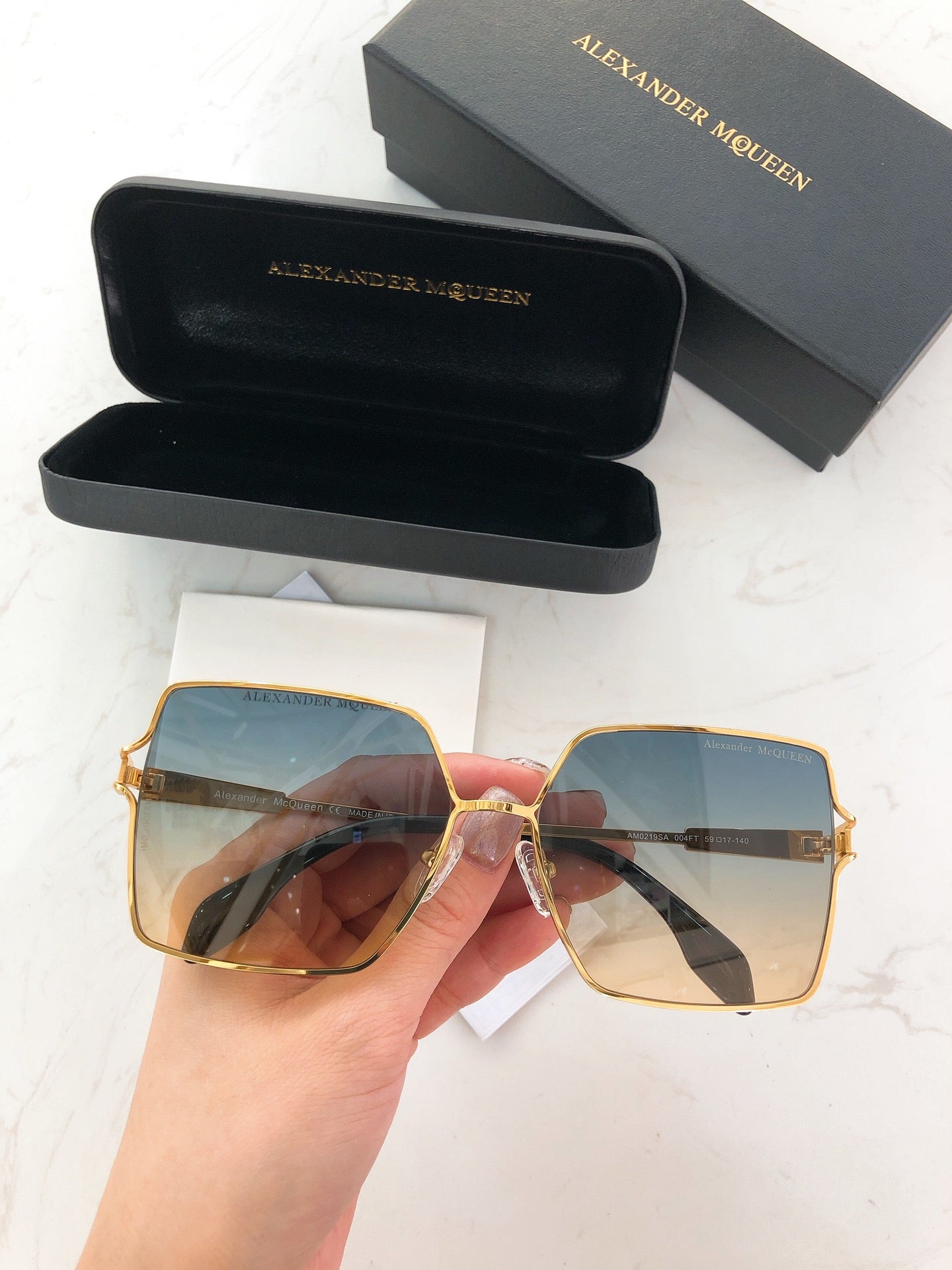 Best Replica Alexander Mcqueen Dupes Sunglasses - Colareps