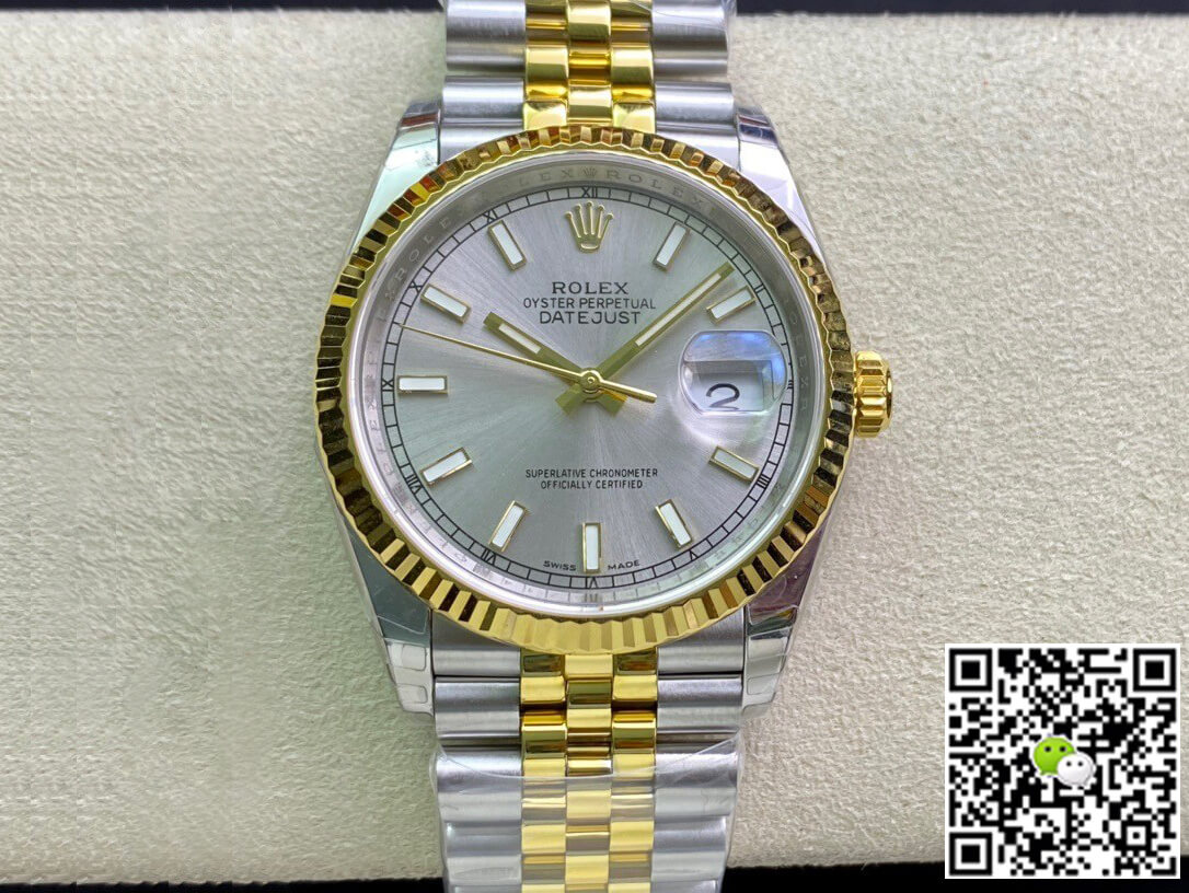 Best Replica Replica Rolex Datejust 126233 36MM 1:1 Best Edition EW Factory Yellow Gold - Colareps