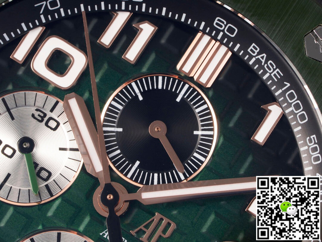 Best Replica Replica Audemars Piguet Royal Oak Offshore 26405CE.OO.A056CA.01 1:1 Best Edition RS Factory Green Dial - Colareps