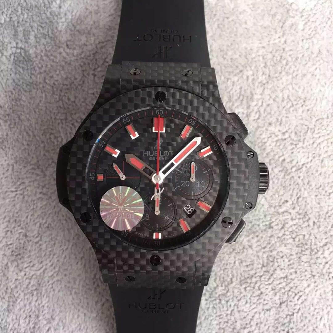 Best Replica Replica Hublot Big Bang 301.QX.1724.RX 1:1 Best Edition V6 Factory Carbon Fiber - Colareps