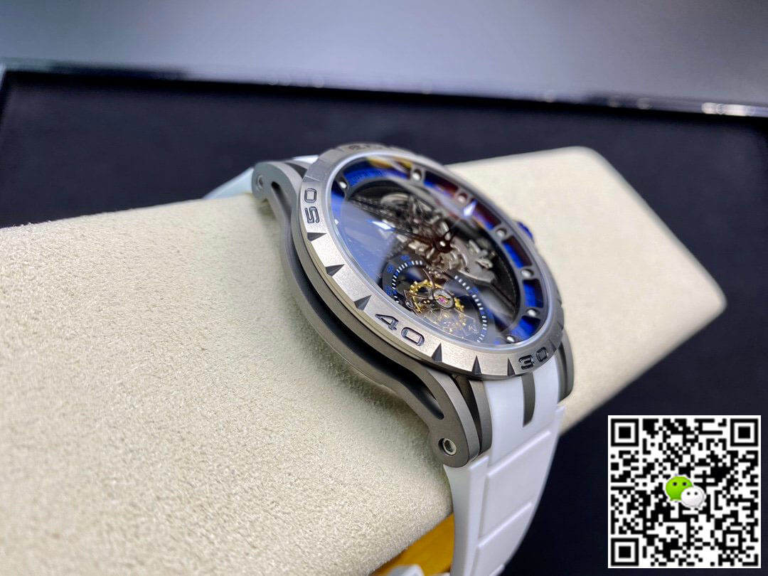 Best Replica Replica Roger Dubuis Excalibur RDDBEX0479 1:1 Best Edition BBR Factory Tourbillon Rubber Strap - Colareps