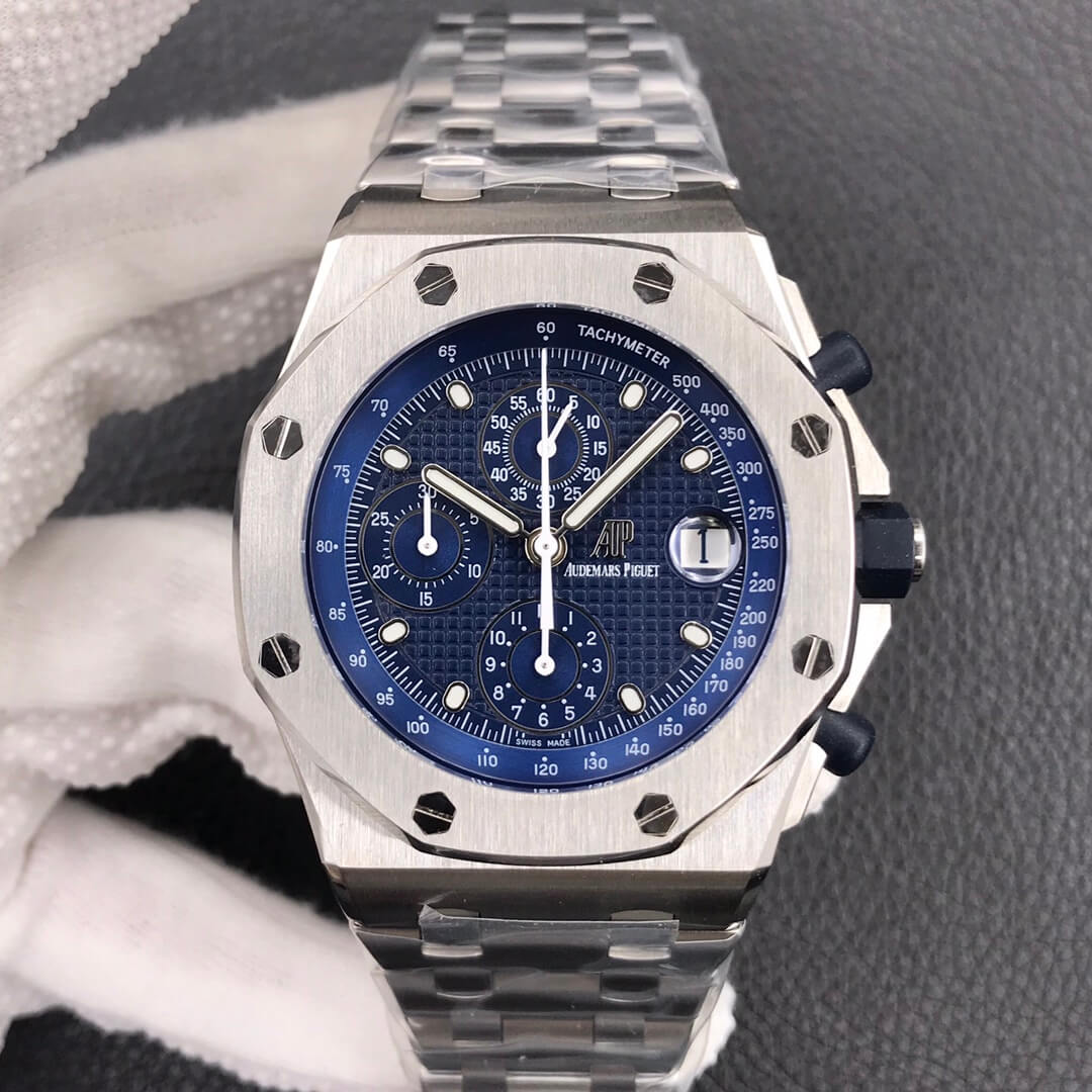 Best Replica Replica Audemars Piguet Royal Oak Offshore 26237ST 1:1 Best Edition JF Factory Blue Dial - Colareps
