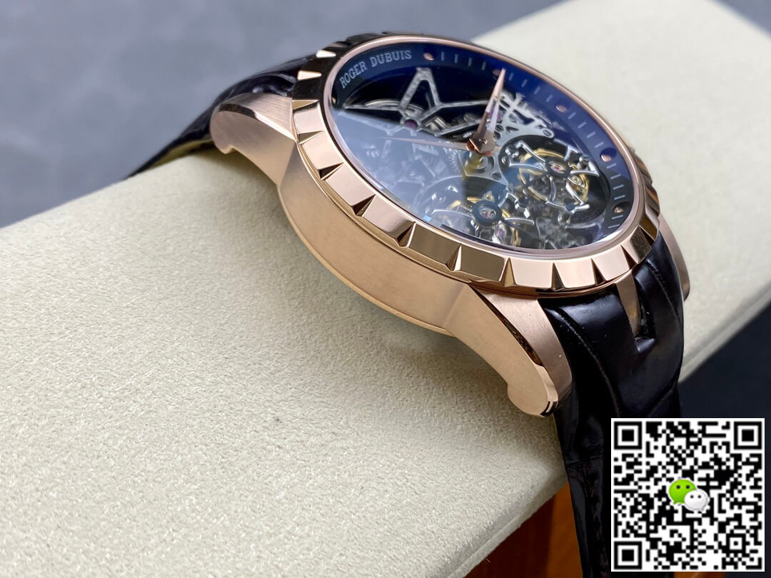 Best Replica Replica Roger Dubuis Excalibur RDDBEX0395 1:1 Best Edition YS Factory Double Tourbillon Dial - Colareps