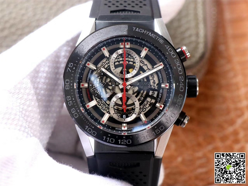 Best Replica Replica TAG Heuer Carrera CAR201V.FT6046 1:1 Best Edition XF Factory Black Dial Swiss HEUER 01 - Colareps