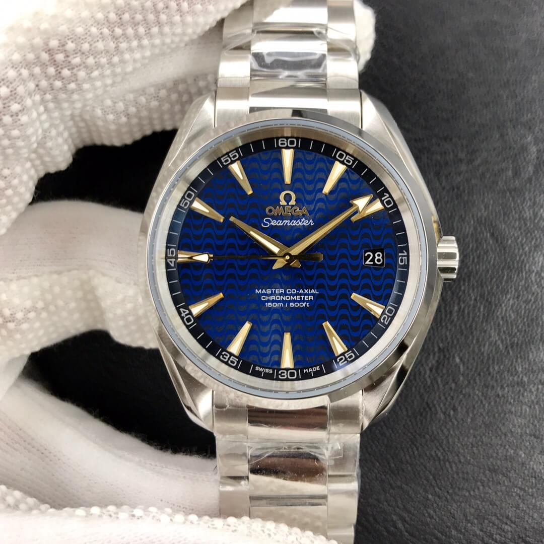 Best Replica Replica Omega Seamaster Aqua Terra 150M 1:1 Best Edition Rio Olympic Special Edition VS Factory Blue Dial - Colareps