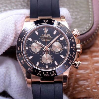 Best Replica Rolex Daytona Replica M116515LN-0017 1:1 Best Edition Noob Factory Black Dial Swiss ETA4130 - Colareps