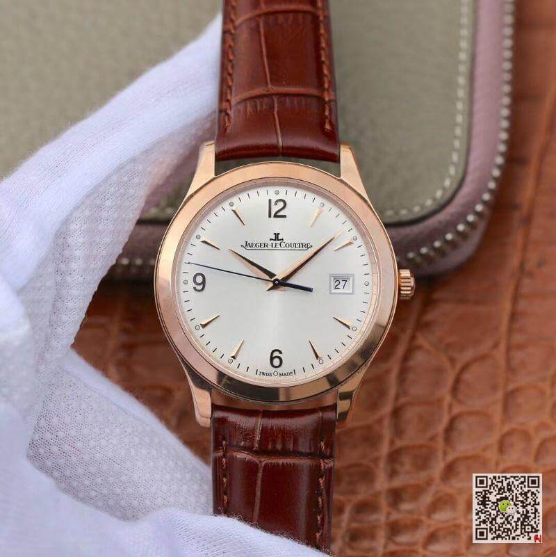 Best Replica Replica Jaeger LeCoultre Master Control Date Q1542520 18K Rosegold Case ZF Factory 1:1 Best Edition Swiss ETA9015 White Dial - Colareps