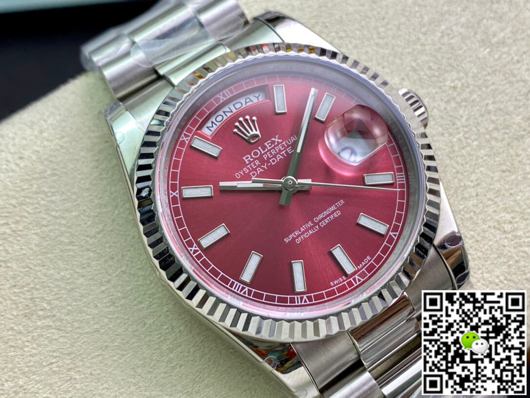 Best Replica Replica Rolex Day Date 118239 1:1 Best Edition EW Factory Cherry Dial - Colareps