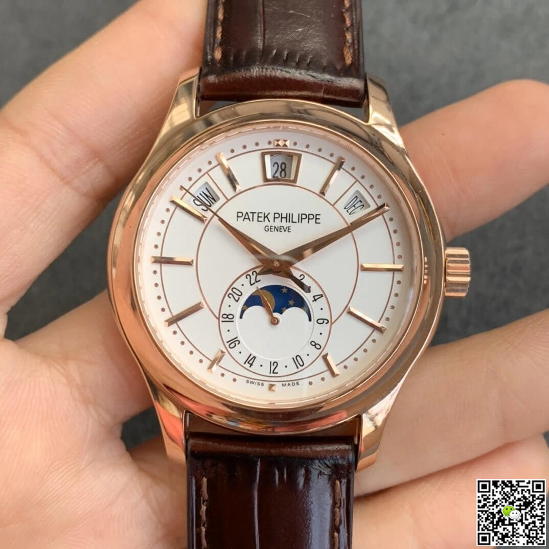 Best Replica Replica Patek Philippe Complications 5205R-001 1:1 Best Edition GR Factory Milky White Dial - Colareps