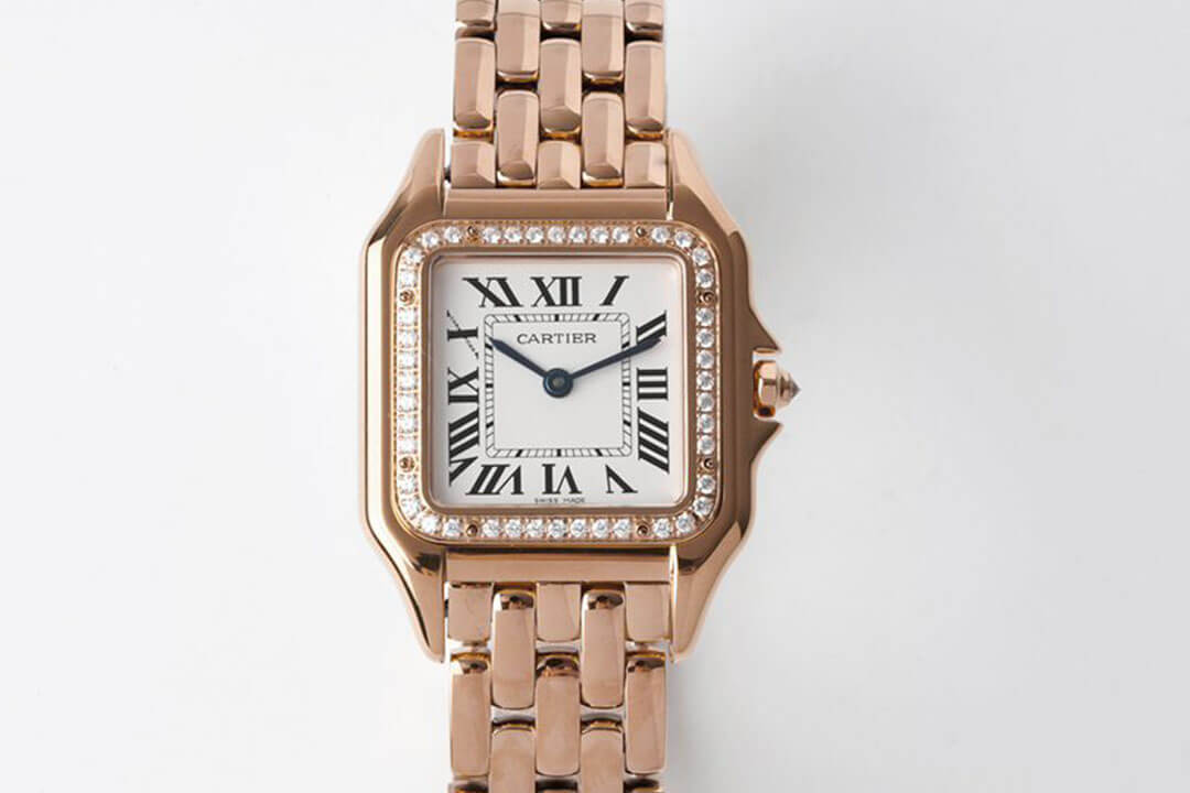 Best Replica Replica Panthere De Cartier WJPN0009 27MM 1:1 Best Edition BV Factory Rose Gold - Colareps