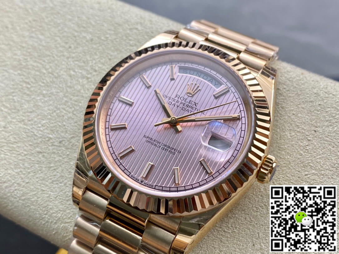 Best Replica Replica Rolex Day Date M228235-0005 1:1 Best Edition EW Factory Rose Gold - Colareps