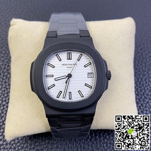 Best Replica Replica Patek Philippe Nautilus 1:1 Best Edition PPF Factory V4 DCL Version White Dial - Colareps