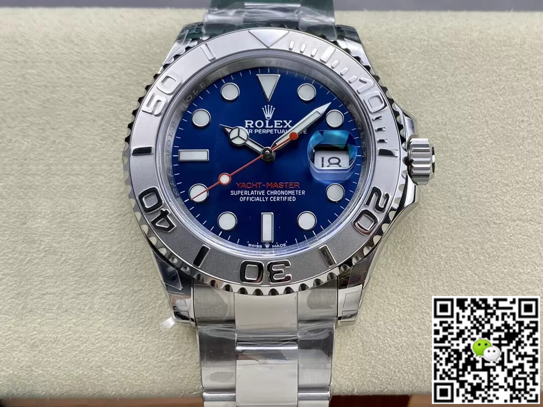 Best Replica Replica Rolex Yacht Master M126622-0002 40MM 1:1 Best Edition VS Factory Blue Dial - Colareps