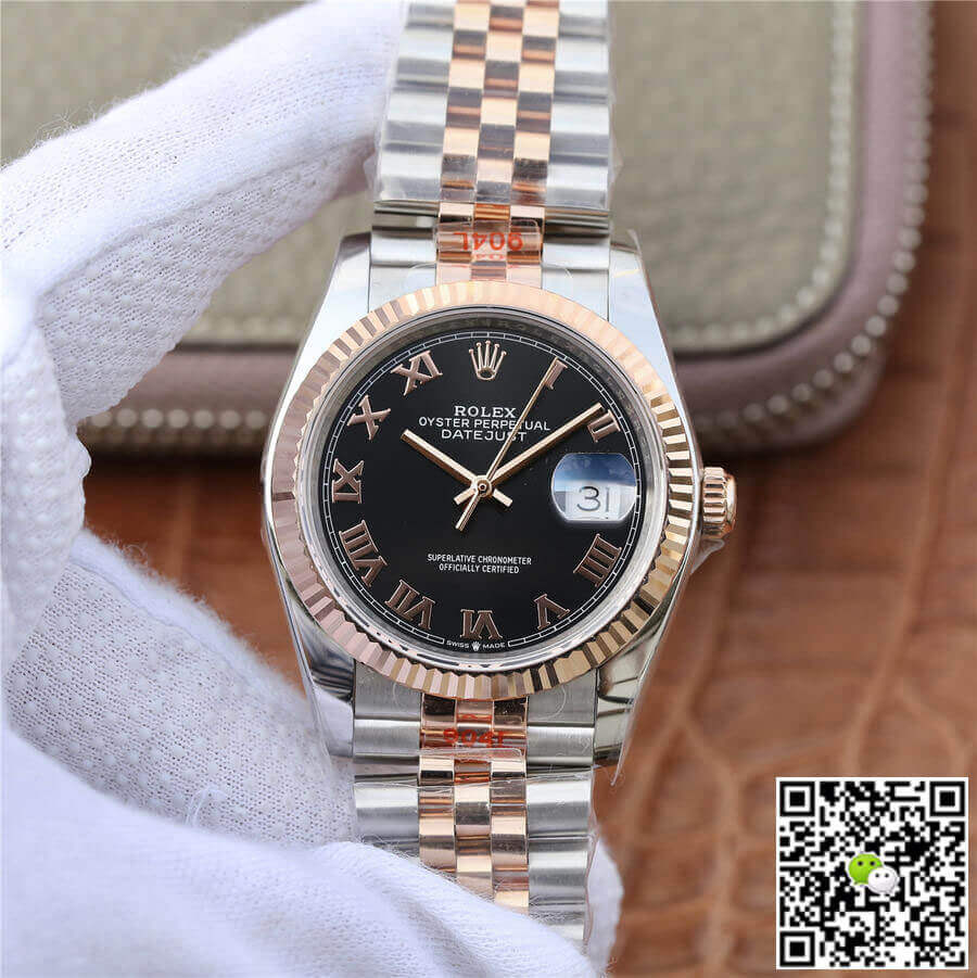 Best Replica Replica Rolex Datejust 116231 36MM 1:1 Best Edition GM Factory Black Dial - Colareps