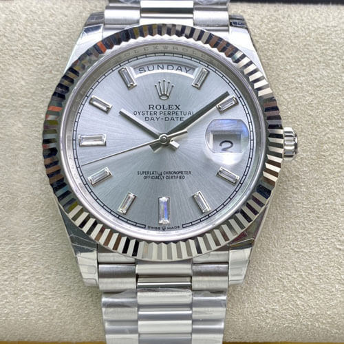 Best Replica Replica Rolex Day Date M228239-0003 1:1 Best Edition EW Factory White Gold - Colareps