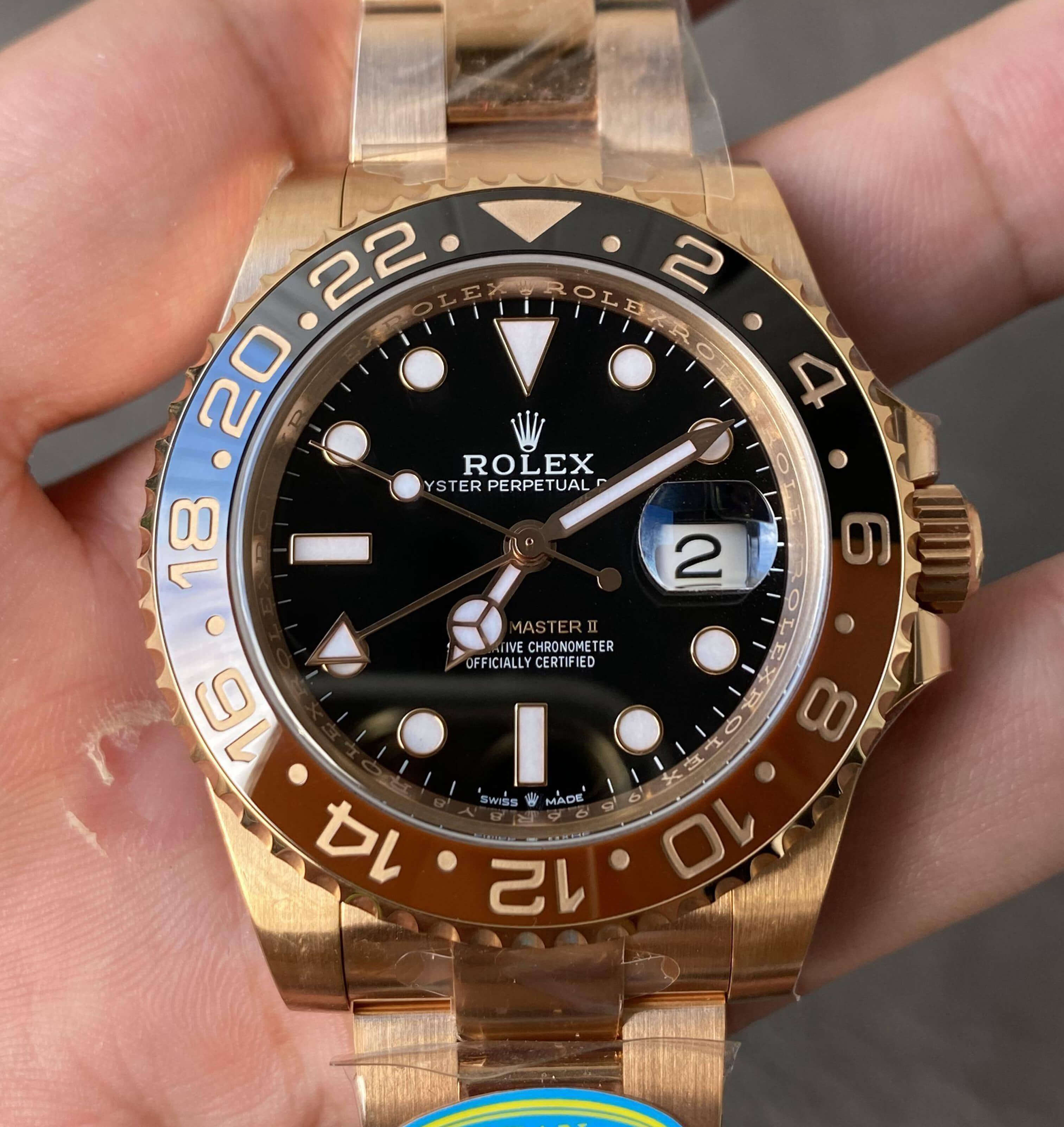 Best Replica Replica Rolex GMT Master II M126715CHNR-0001 1:1 Best Edition Clean Factory V2 Ceramic Bezel - Colareps