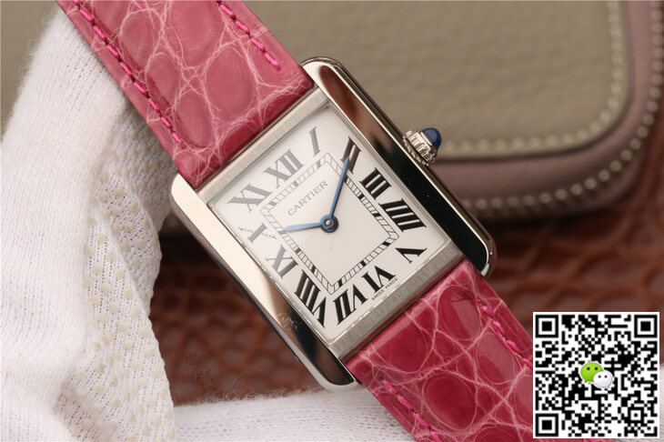 Best Replica Cartier Replica Tank Ladies 1:1 Best Edition K11 Factory Stainless Steel - Colareps