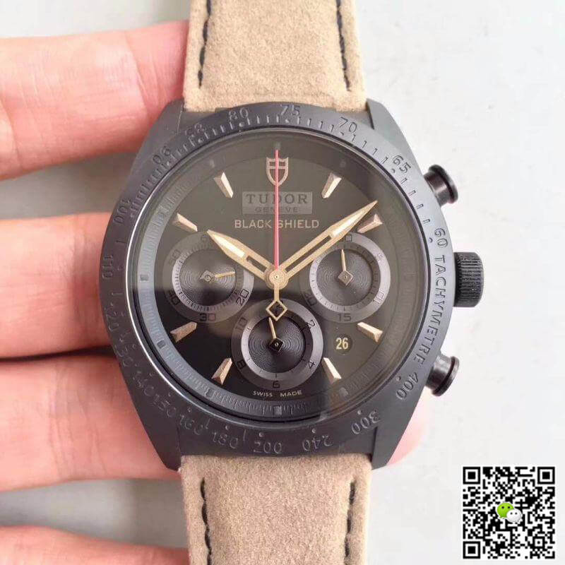 Best Replica Replica Tudor Fastrider Black Shield M42000CN-0016 ZF Factory Mechanical Watches 1:1 Best Edition Swiss ETA7753 - Colareps