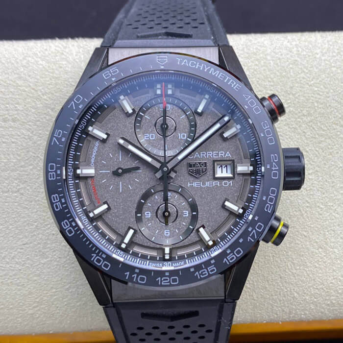 Best Replica Replica TAG Heuer Carrera CAR201J.FT6087 1:1 Best Edition XF Factory Grey Dial - Colareps