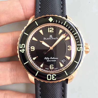 Best Replica Replica Blancpain Fifty Fathoms 5015-3630-52 ZF Factory Mechanical Watches 1:1 Best Edition Swiss ETA2836-2 Black Dial - Colareps