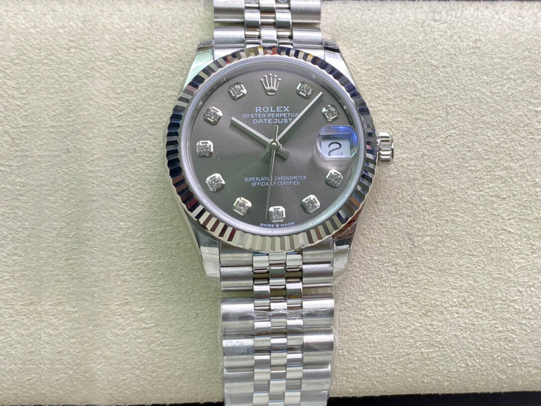 Best Replica Replica Rolex Datejust M278274-0008 31MM 1:1 Best Edition EW Factory Grey Dial - Colareps