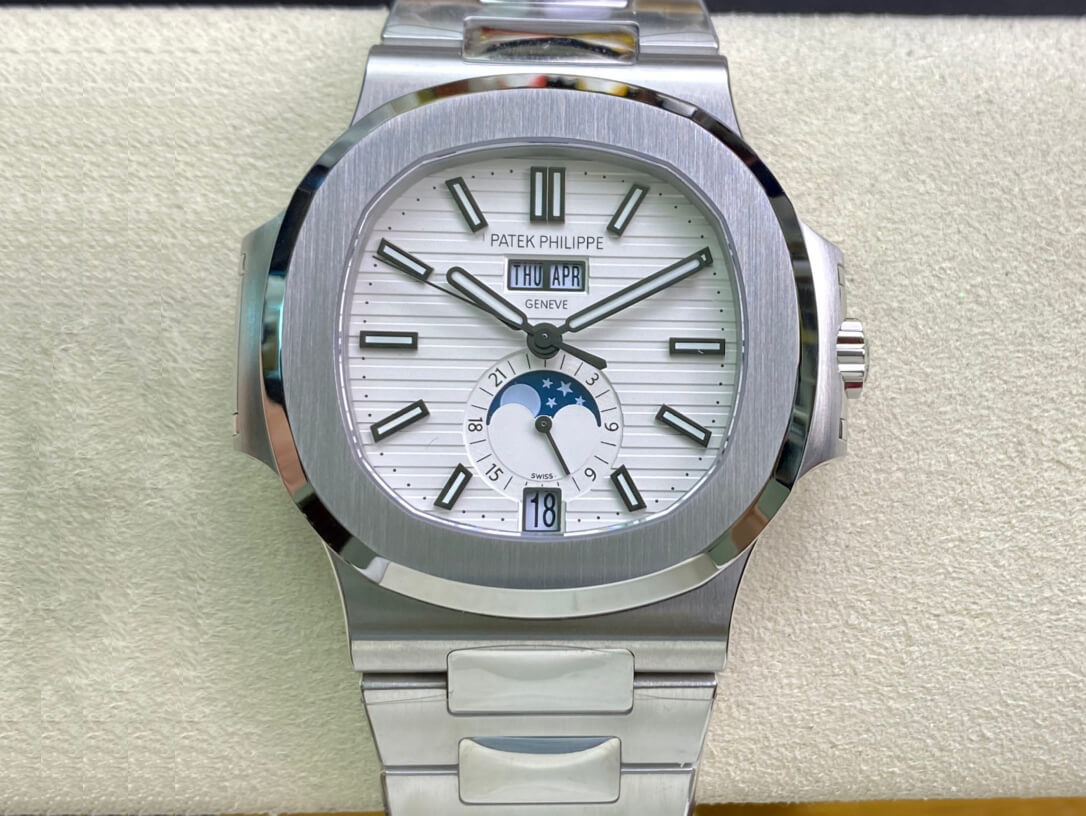 Best Replica Replica Patek Philippe Nautilus 5726/1A-010 1:1 Best Edition PPF Factory White Dial - Colareps