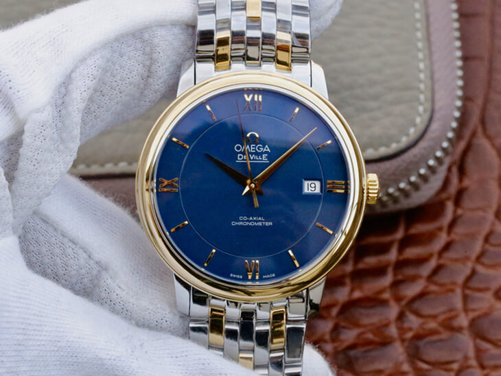 Best Replica Replica Omega De Ville 424.20.37.20.03.001 1:1 Best Edition TW Factory Yellow Gold - Colareps