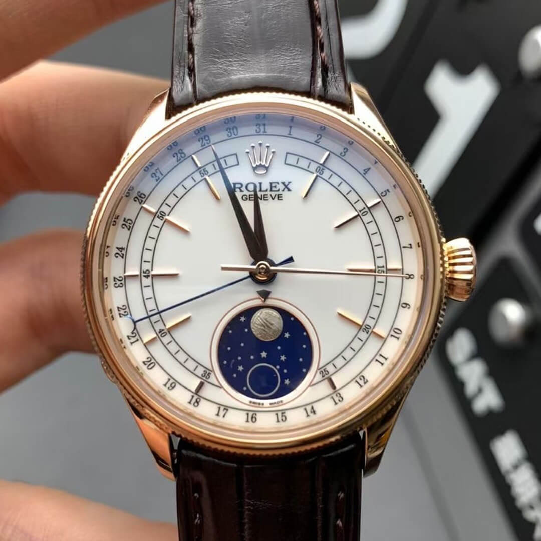 Best Replica Replica Rolex Cellini M50535-0002 1:1 Best Edition KZ Factory White Dial - Colareps