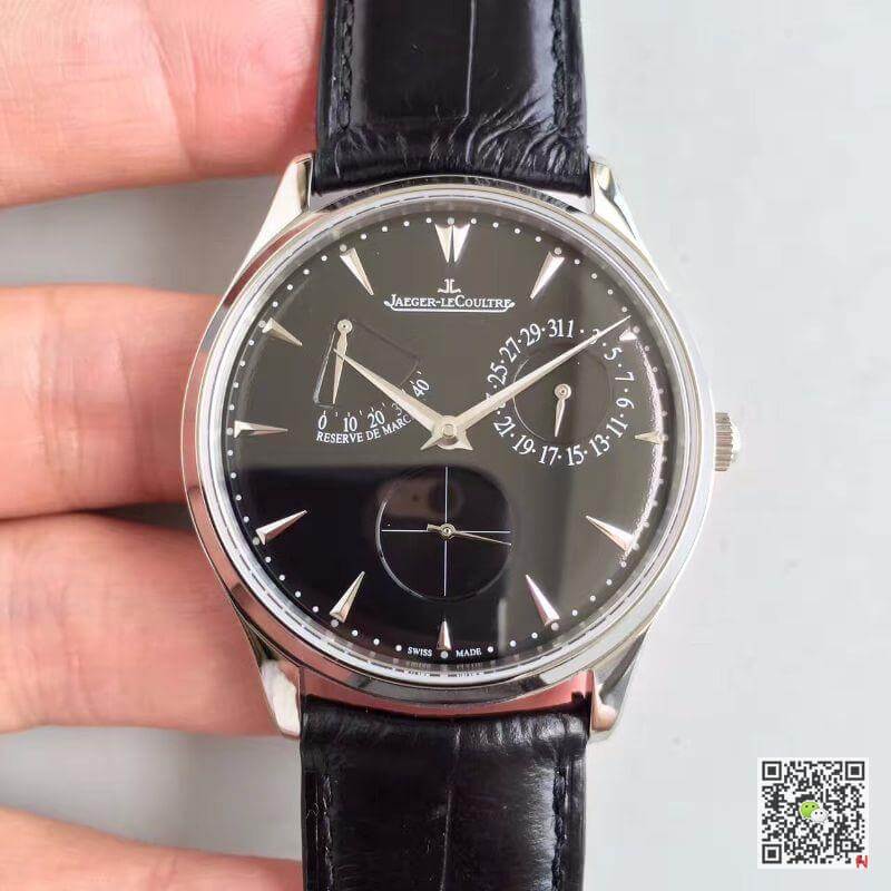 Best Replica Replica Jaeger-LeCoultre Master Ultra Thin 1378480 ZF Factory Men Watches 1:1 Best Edition Swiss ETA938 Black Dial - Colareps