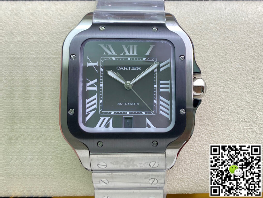 Best Replica Cartier Watch Rep Santos WSSA0037 1:1 Best Edition GF Factory V2 Gray Dial - Colareps