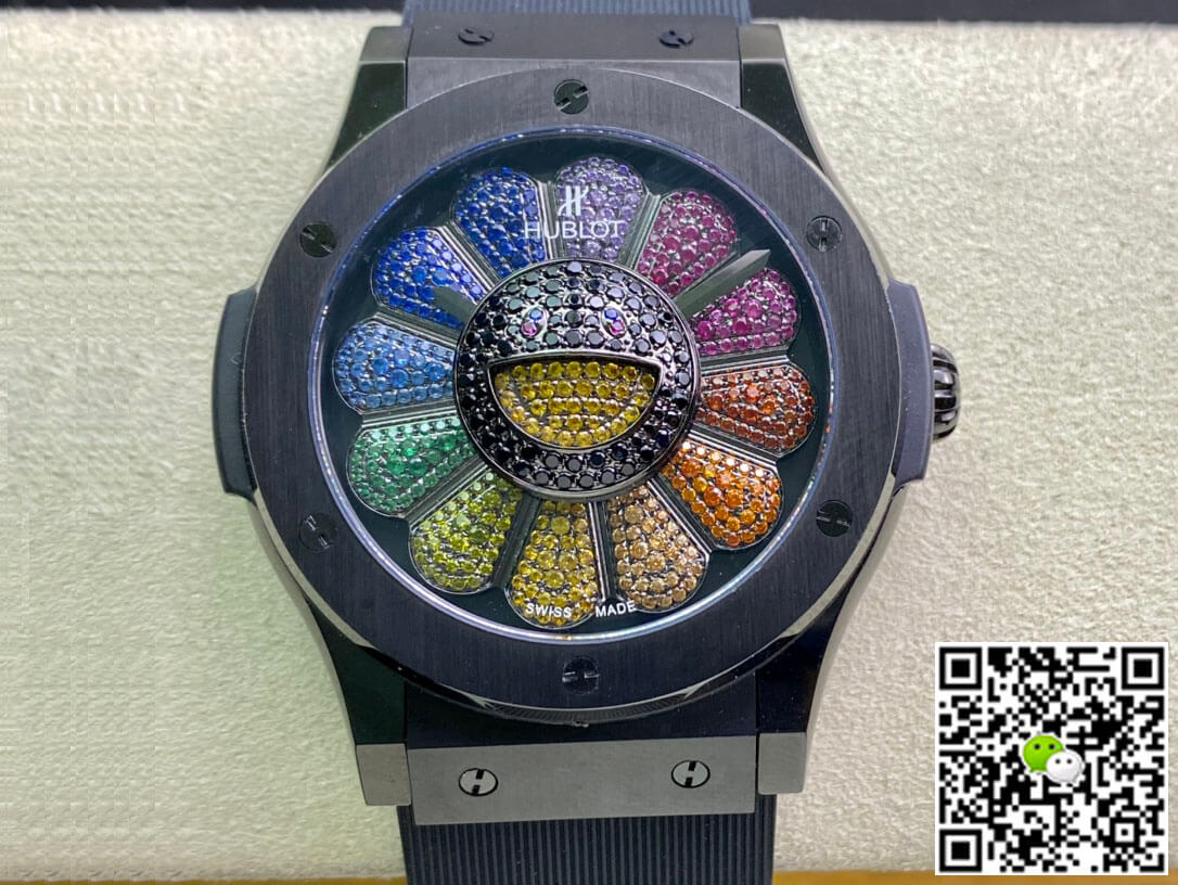 Best Replica Replica Hublot Classic Fusion Takashi Murakami 507.CX.9000.RX.TAK21 1:1 Best Edition Sunflower Color Dial - Colareps
