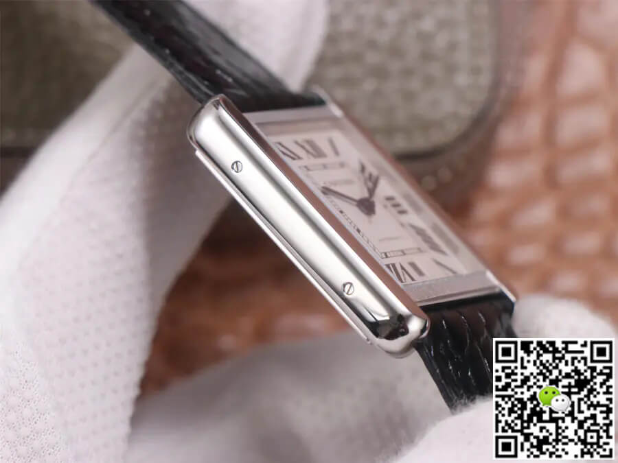 Best Replica Replica Cartier Tank WSTA0029 1:1 Best Edition V9 Factory White Dial - Colareps