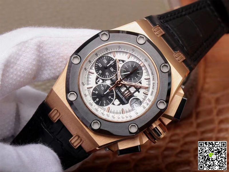 Best Replica Replica Audemars Piguet Royal Oak Offshore 26078RO.OO.D002CR.01 1:1 Best Edition JF Factory Rose Gold Swiss ETA3126 - Colareps
