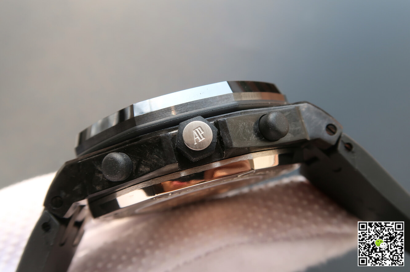 Best Replica Replica Audemars Piguet Royal Oak Offshore 26205AU.OO.D002CR.01 1:1 Best Edition JF Factory Carbon Fiber - Colareps