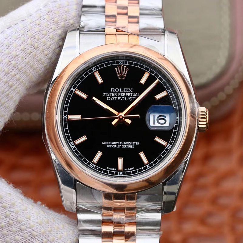 Best Replica Replica Rolex Datejust 36MM 126201 1:1 Best Edition Swiss ETA3135 Black Dial - Colareps