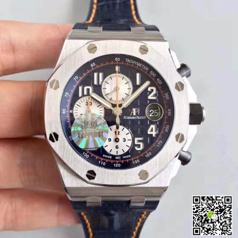Best Replica Replica Audemars Piguet Royal Oak Offshore 26470ST.OO.A027CA.01 JF Factory 1:1 Best Edition Swiss ETA3126 Blue Dial - Colareps