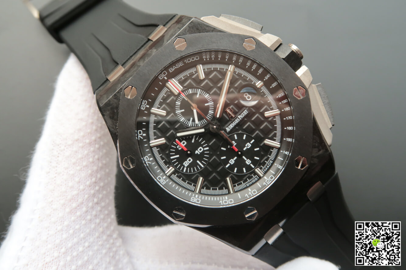 Best Replica Replica Audemars Piguet Royal Oak Offshore 26400AU.OO.A002CA.01 1:1 Best Edition JF Factory Black Dial - Colareps