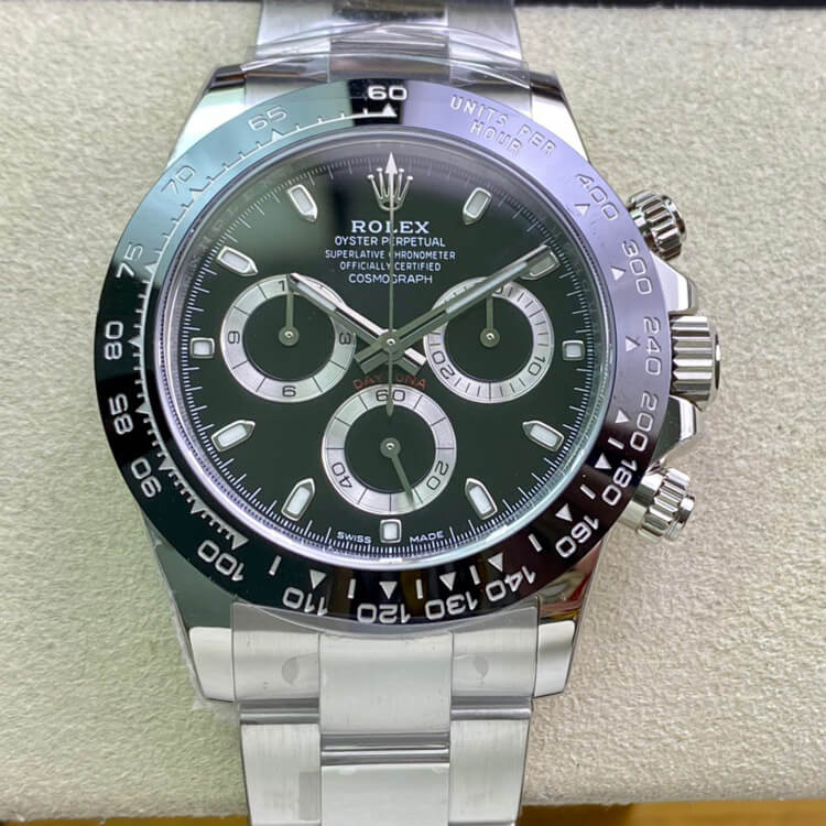Best Replica Replica Rolex Cosmograph Daytona M116500LN-0002 1:1 Best Edition Clean Factory Black Dial - Colareps