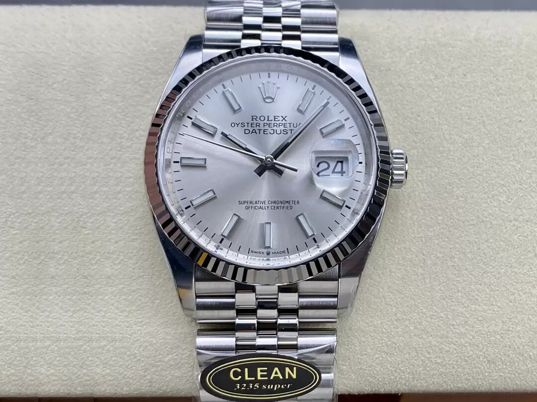 Best Replica Replica Rolex Datejust M126234-0013 36MM 1:1 Best Edition Clean Factory Silver Dial - Colareps