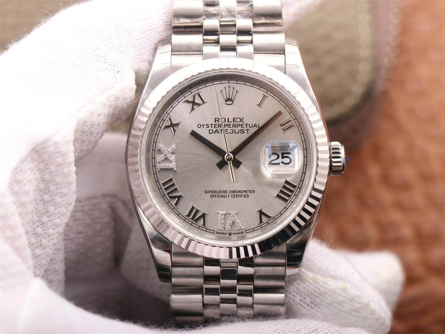 Best Replica Replica Rolex Datejust M126234-0029 1:1 Best Edition EW Factory Silver Dial - Colareps