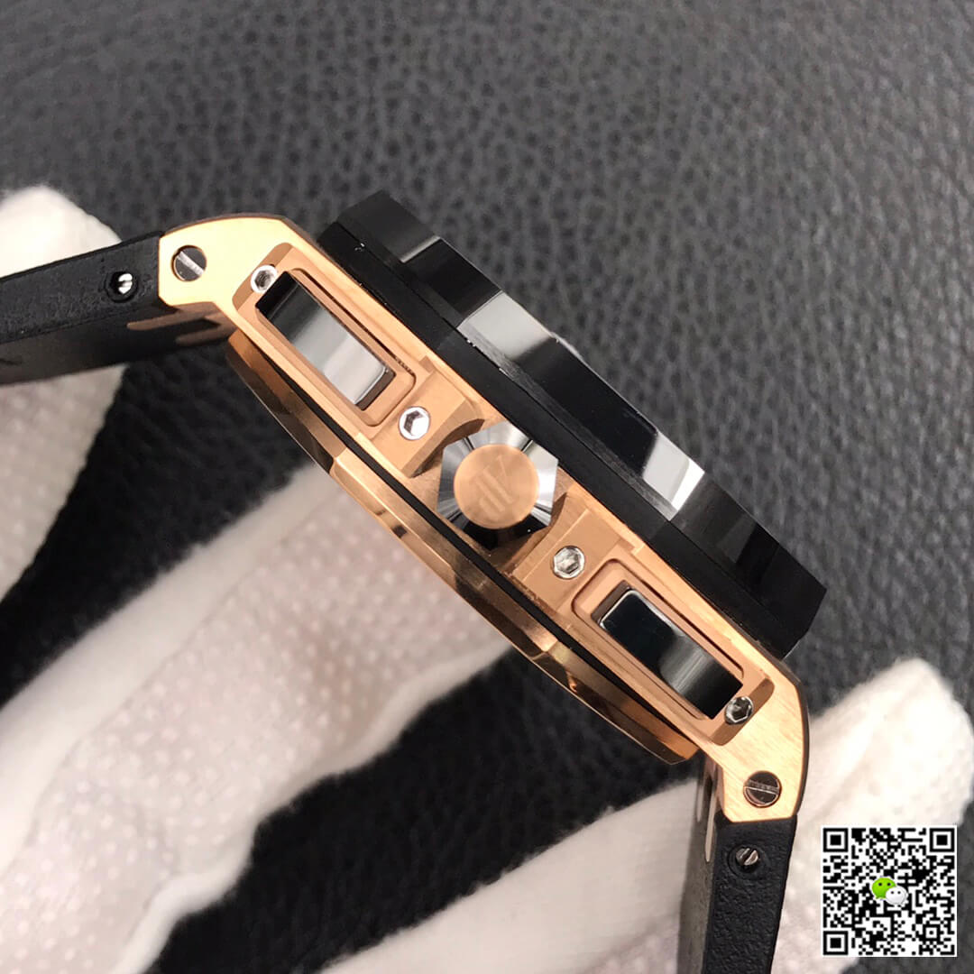 Best Replica Replica Audemars Piguet Royal Oak Offshore 26416RO.OO.A002CA.01 1:1 Best Edition JF Factory V2 Rose Gold - Colareps