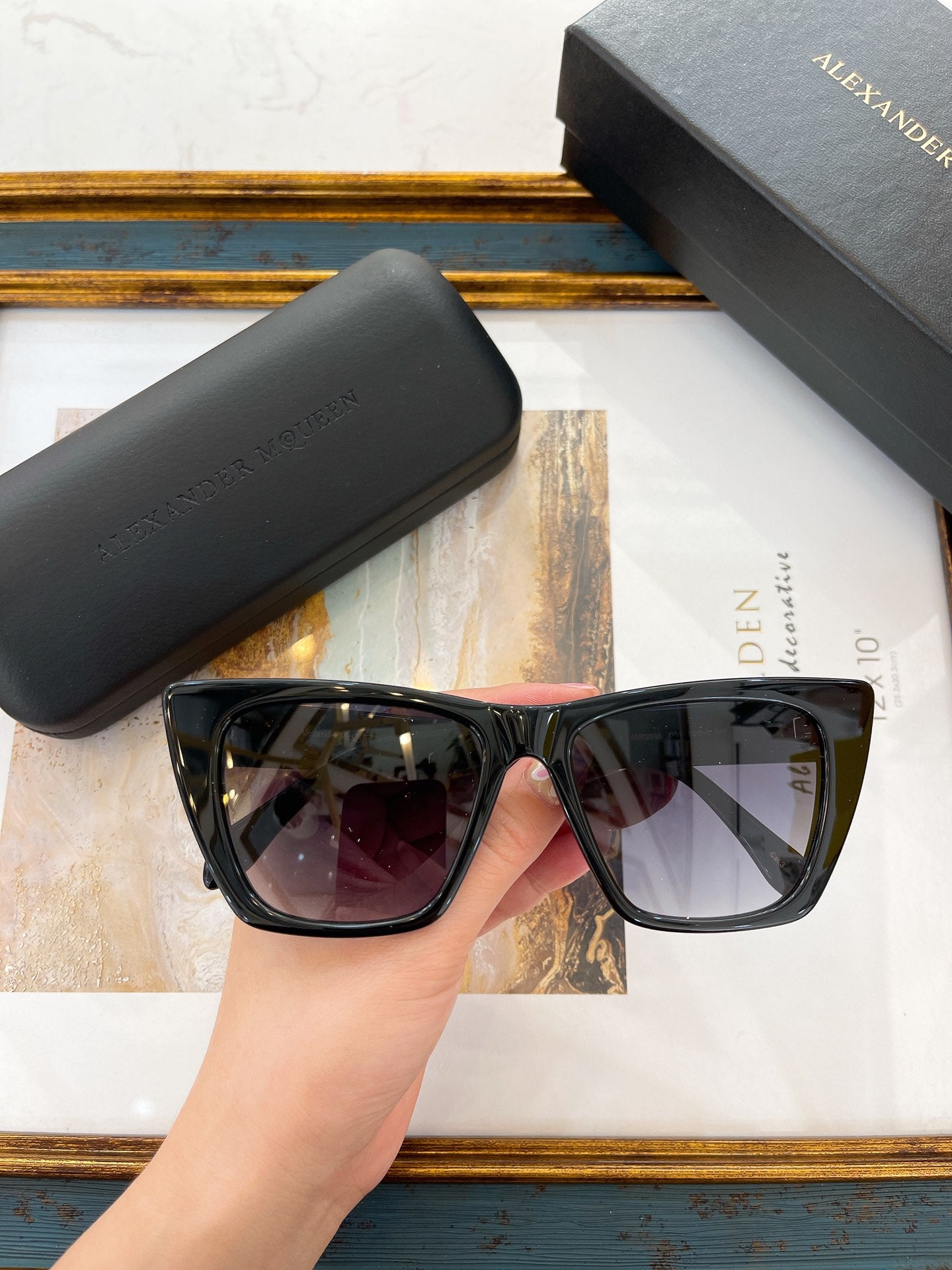 Best Replica Alexander Mcqueen Dupes Sunglasses - Colareps