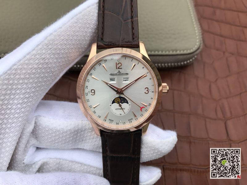 Best Replica Replica Jaeger-LeCoultre Master Calendar 1552520 KM Factory 39mm 1:1 Best Edition Swiss ETA866 18K rose gold - Colareps