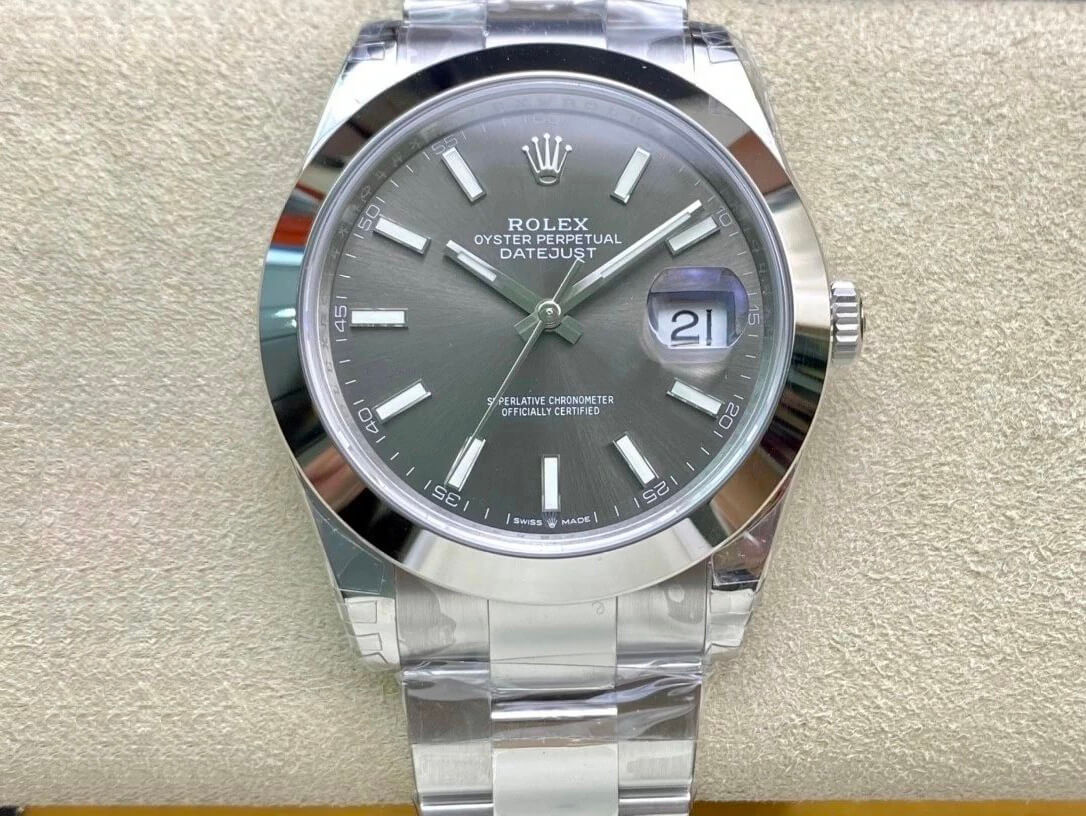 Best Replica Replica Rolex Datejust M126300-0007 41MM 1:1 Best Edition VS Factory Gray Dial - Colareps